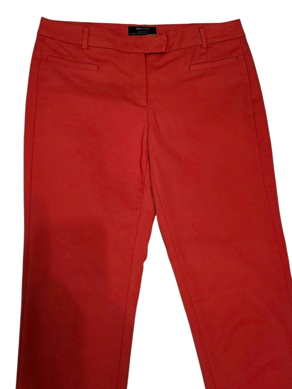 RW&CO Ankle Slim Pants - Red Size 6 - Picture 6 of 7